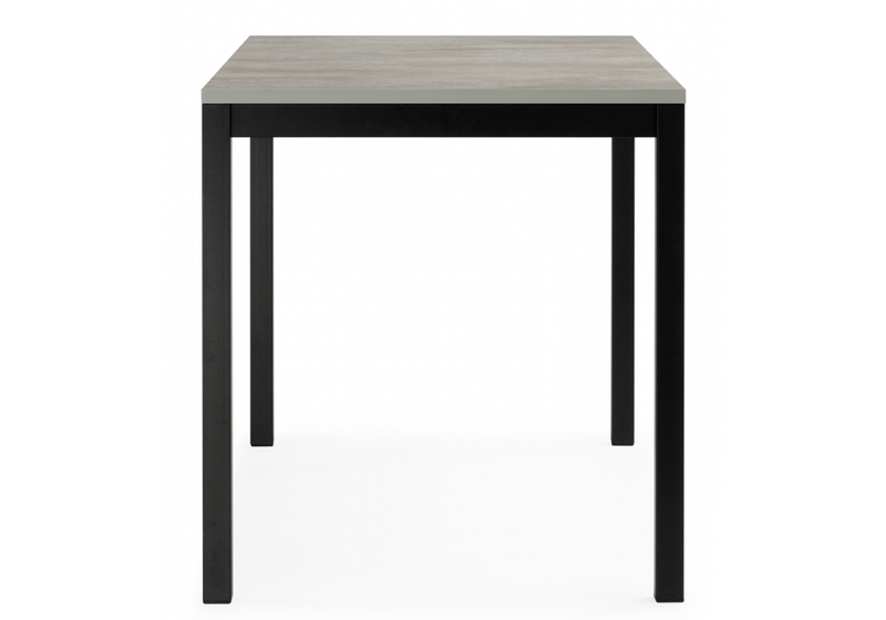 Стол деревянный, Жаклин 120(170)x68 раздвижной лдсп / бетон метрополитен