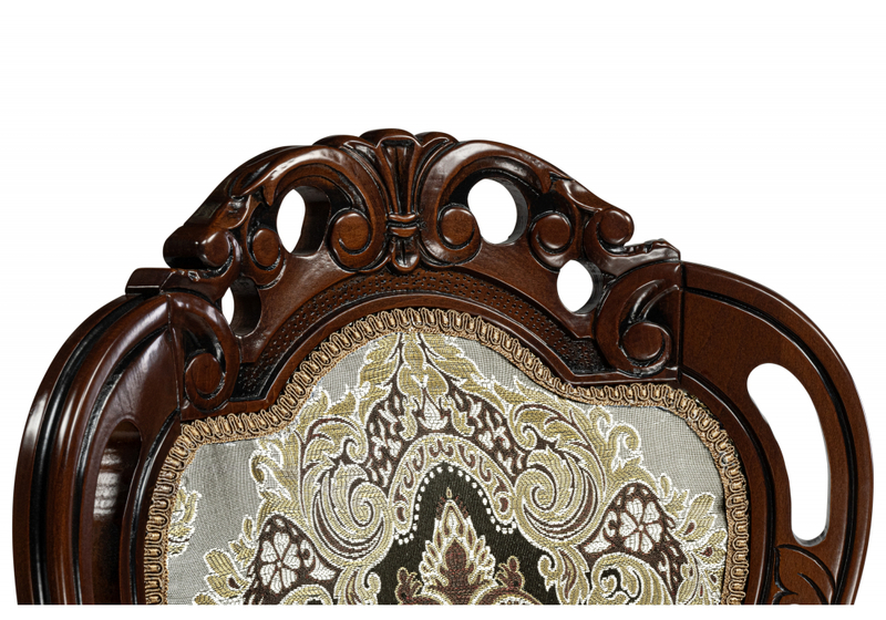 Стул деревянный, Bronte вишня / патина