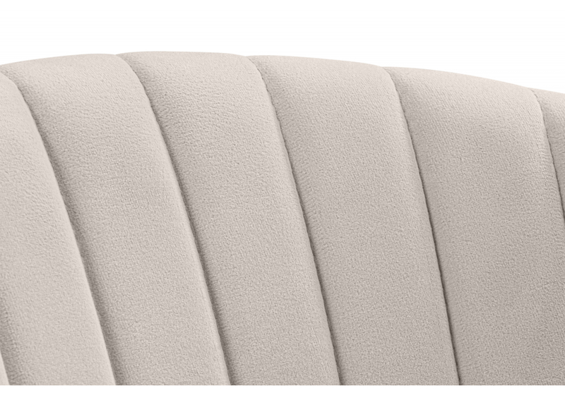 Стул на металлокаркасе, Kamelia бежевый / золотой