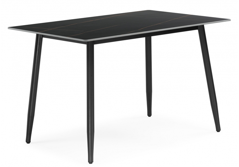 Керамический стол, Rion 120 черный мрамор / черный