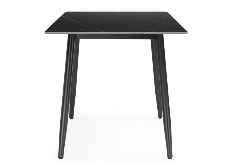 Керамический стол, Rion 120 черный мрамор / черный