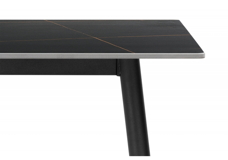 Керамический стол, Rion 120 черный мрамор / черный