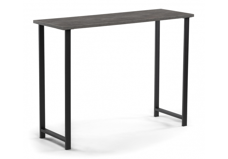 Барный стол, Дилан Лофт 120х40х90 бетон темный