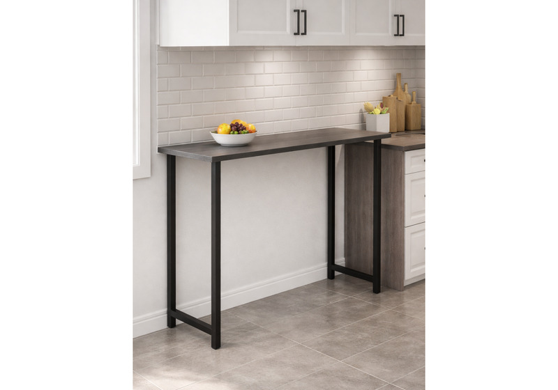 Барный стол, Дилан Лофт 120х40х90 бетон темный