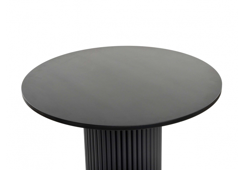 Стол деревянный, Барел 90 черный / черный