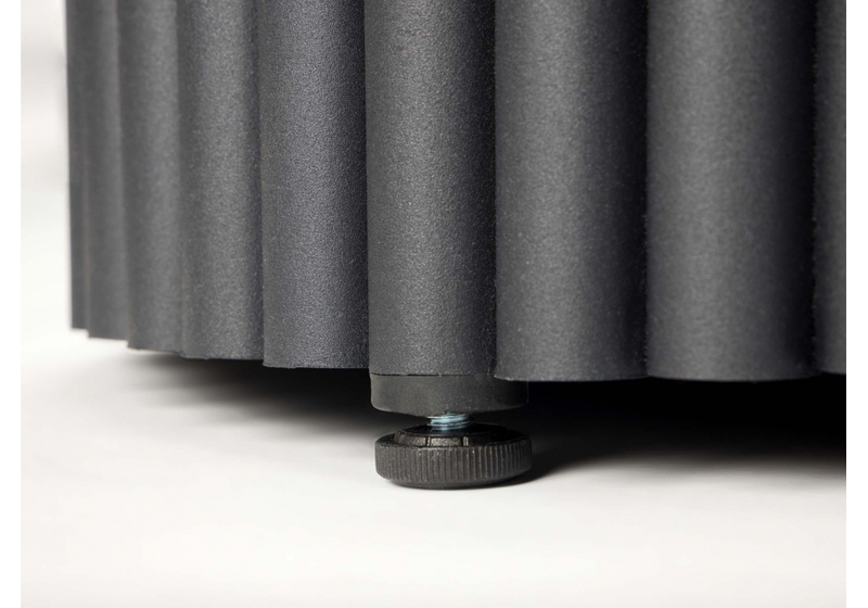 Стол деревянный, Барел 90 черный / черный