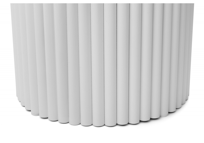 Стол деревянный, Барел 90 белый / белый