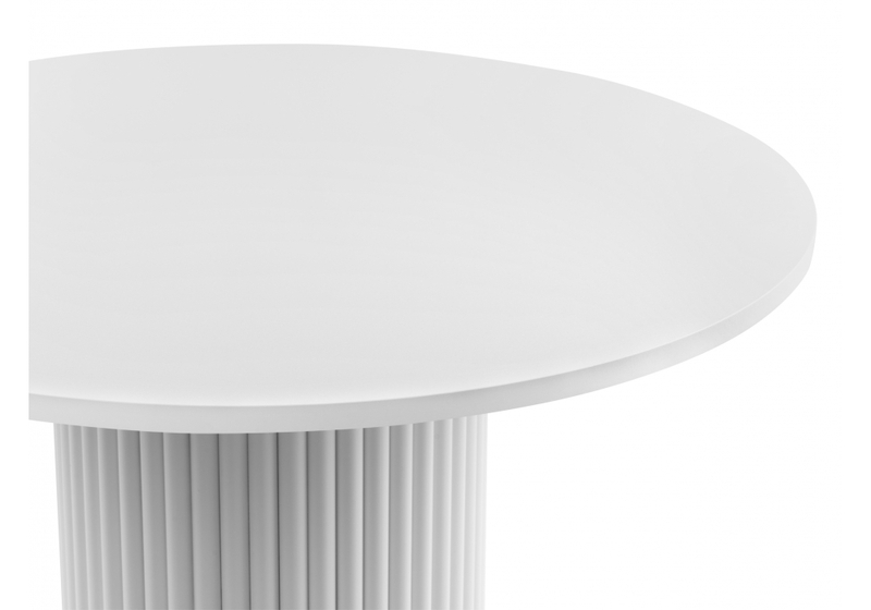 Стол деревянный, Барел 90 белый / белый