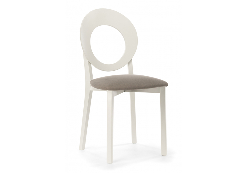 Стул деревянный, Марти ткань MR 27 / слоновая кость