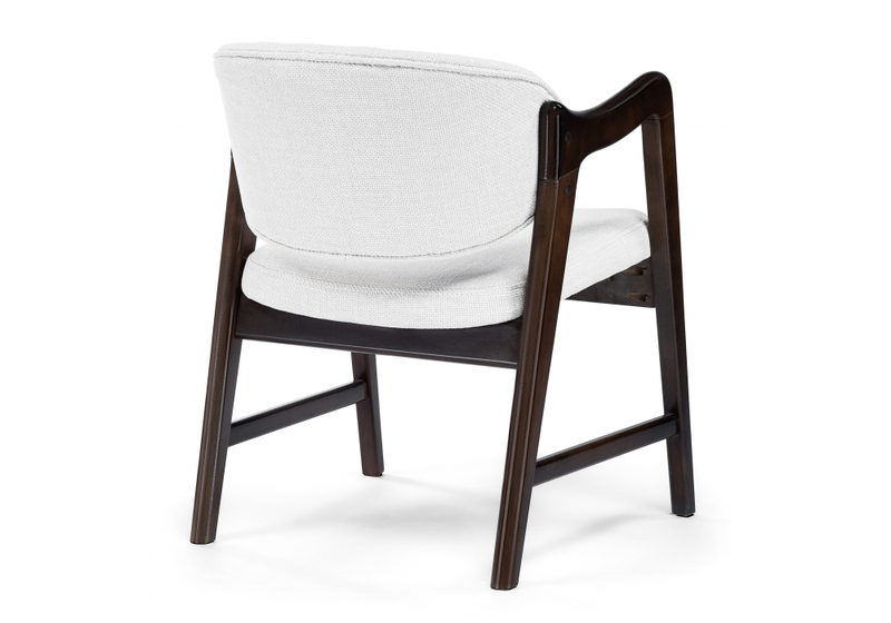 Стул деревянный, Никсон ткань мешковина 9199-2 / цвет орех