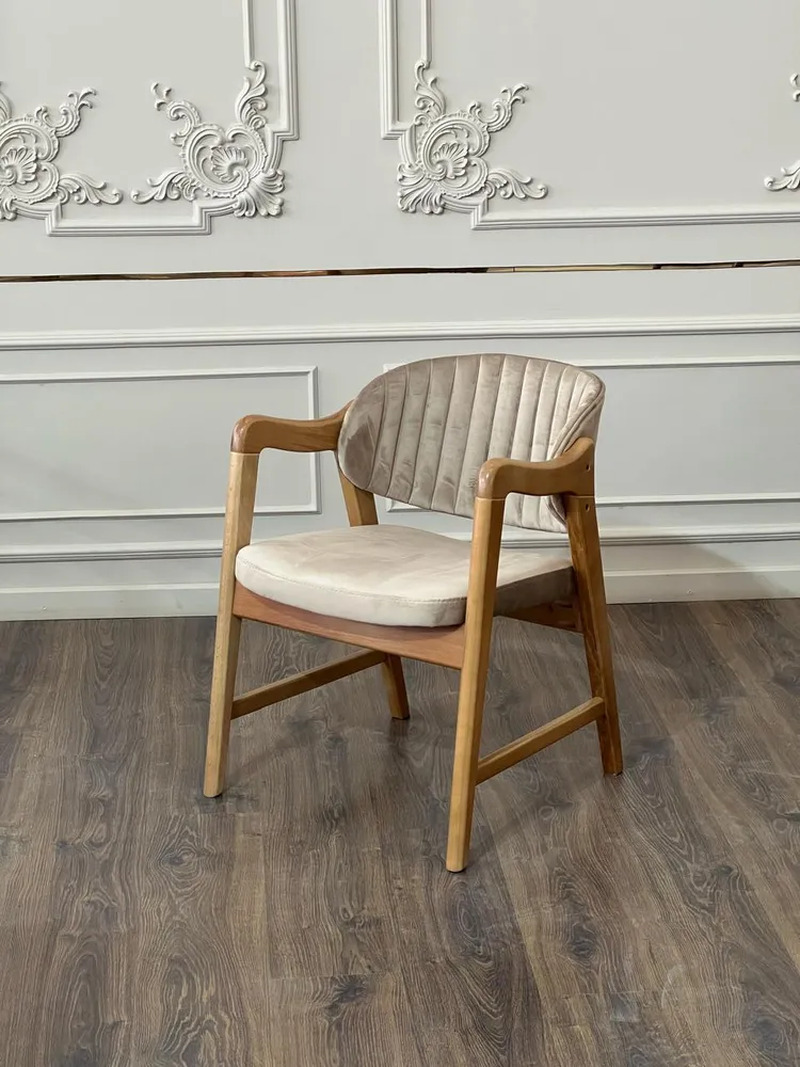 Стул деревянный, Никсон ткань В15 / дубовый