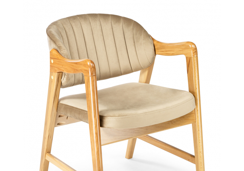 Стул деревянный, Никсон ткань В15 / дубовый