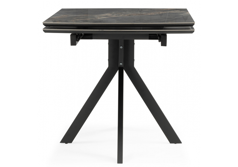 Керамический стол, Катчел 120(180)x80 nebula gold / черный