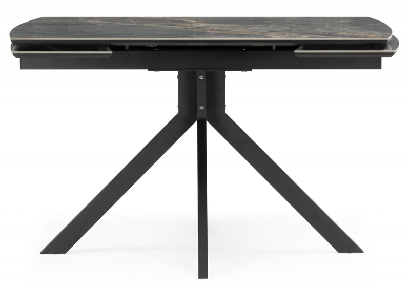 Керамический стол, Катчел 120(180)x80 nebula gold / черный