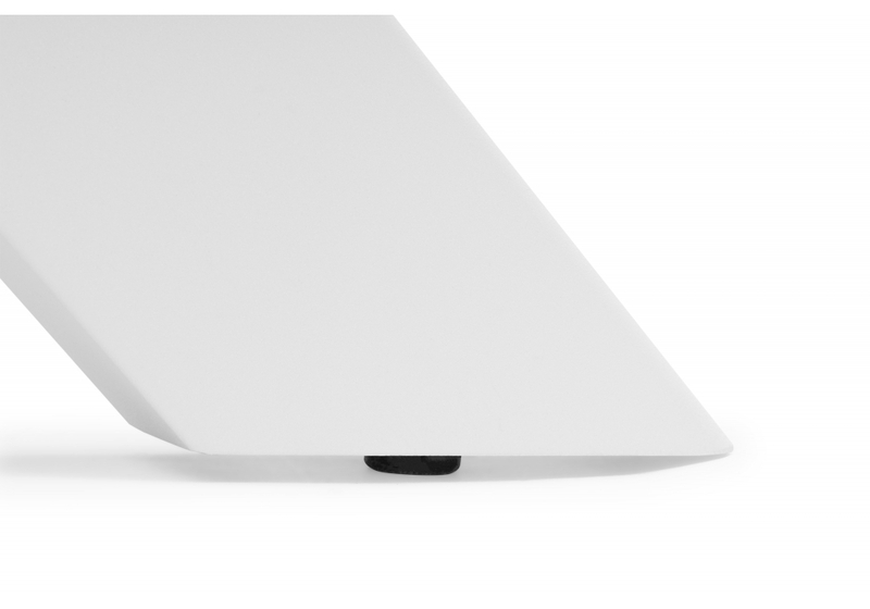 Керамический стол, Катчел 120(180)x80 белая шагрень / белый