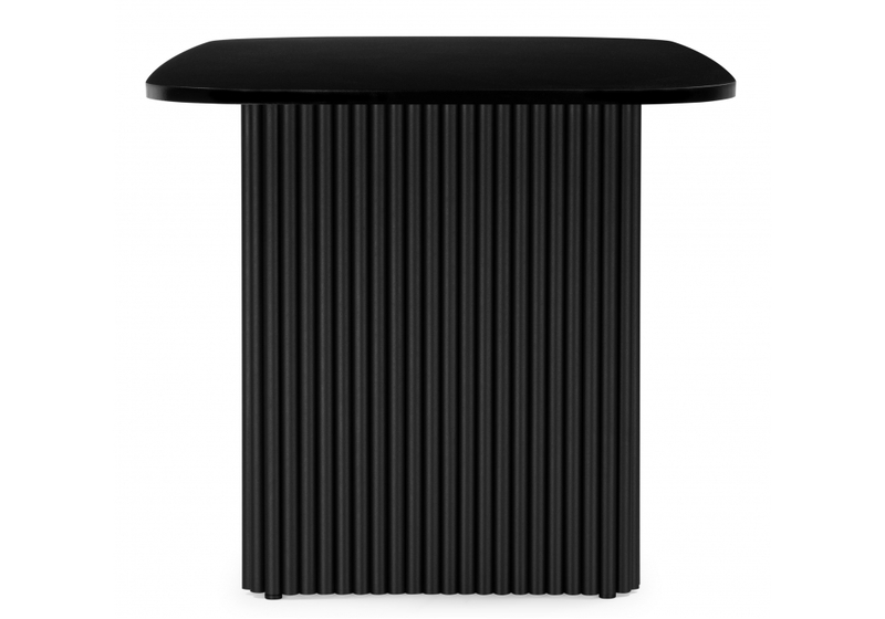 Стол деревянный, Бавария B 180 х 90 черная пленка шагрень / черный