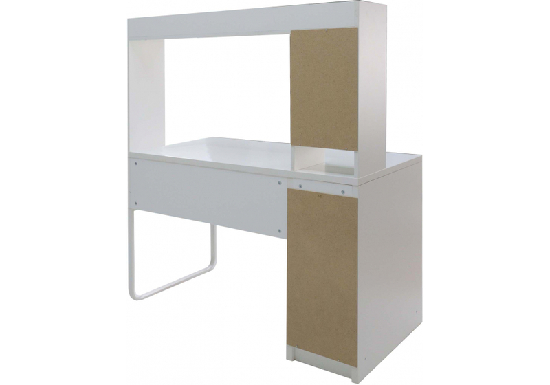 Компьютерный стол, Сити-12 белый шелк