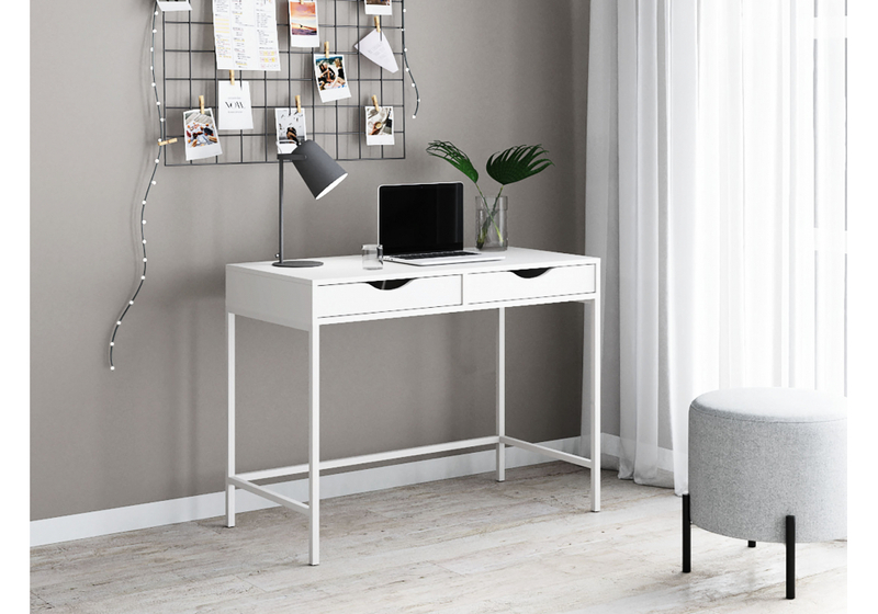 Компьютерный стол, Дейл белый шелк