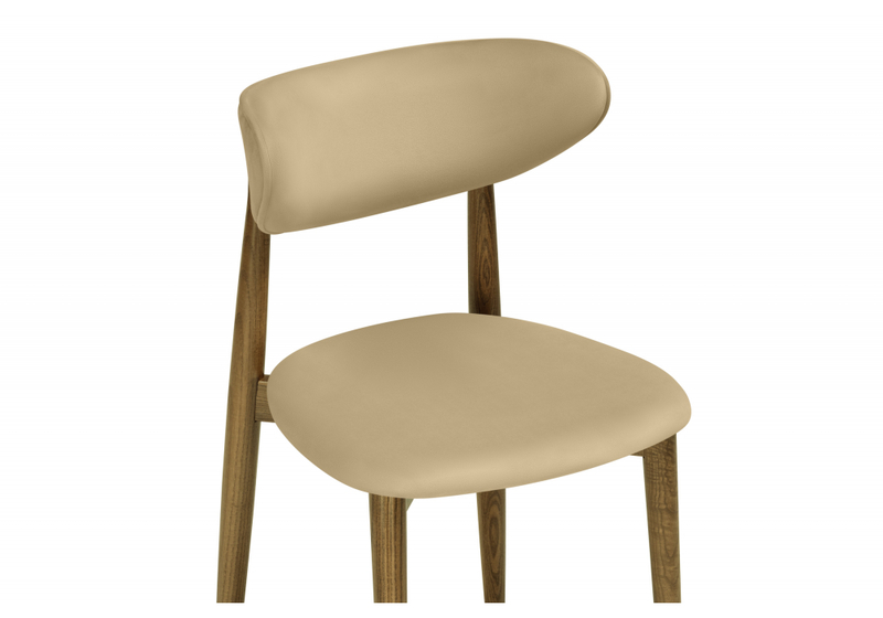 Стул деревянный, Фарго бежевый / орех