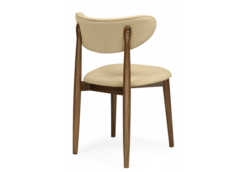 Стул деревянный, Фарго бежевый / миланский орех