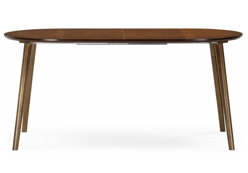 Стол деревянный, Турин 80 (160) х 80 миланский орех