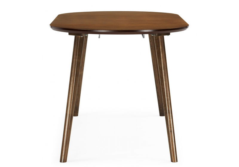 Стол деревянный, Турин 80 (160) х 80 миланский орех