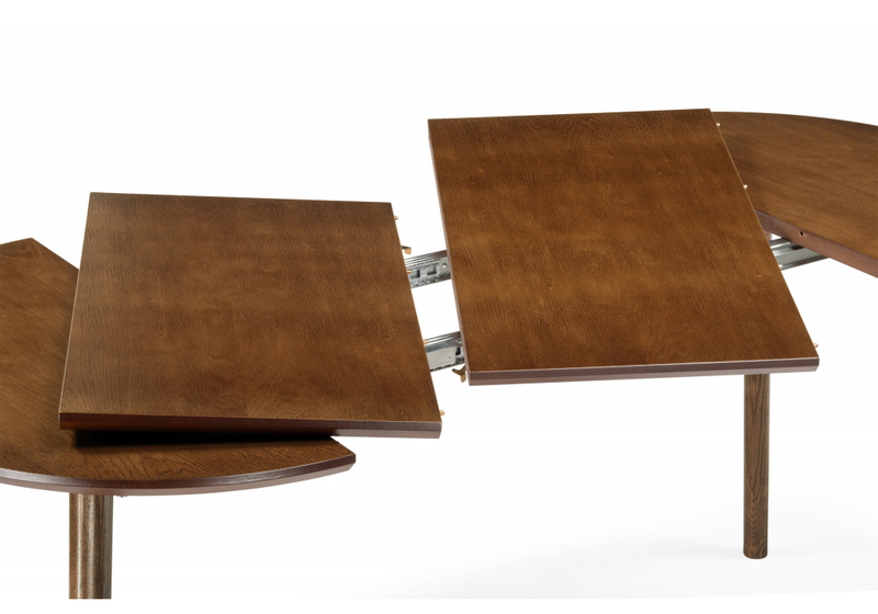 Стол деревянный, Турин 80 (160) х 80 миланский орех