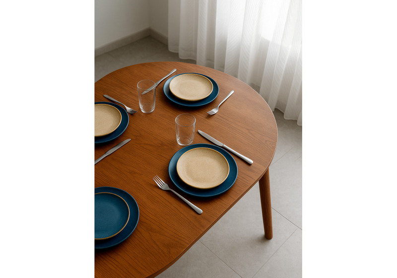 Стол деревянный, Турин 80 (160) х 80 миланский орех