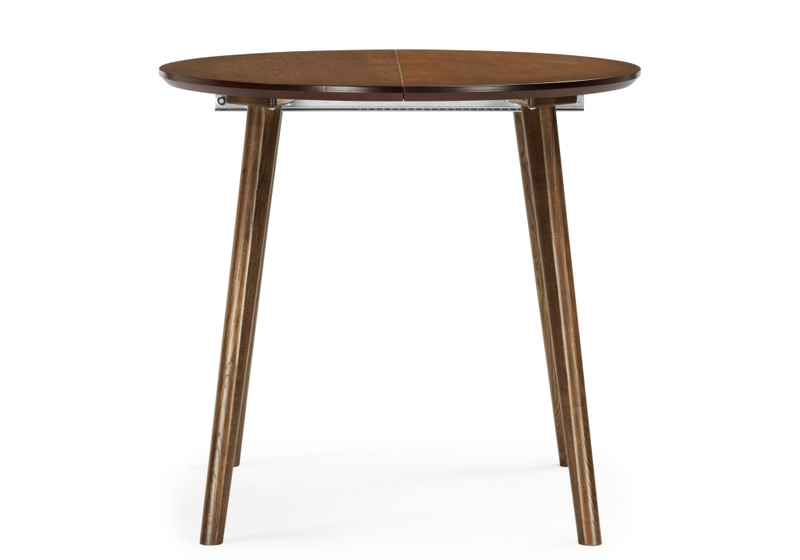 Стол деревянный, Турин 80 (160) х 80 миланский орех