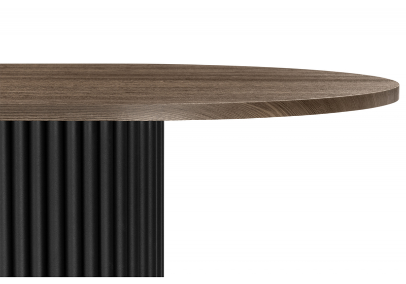 Стол деревянный, Барон О 160 х 90 дуб кантри / черный