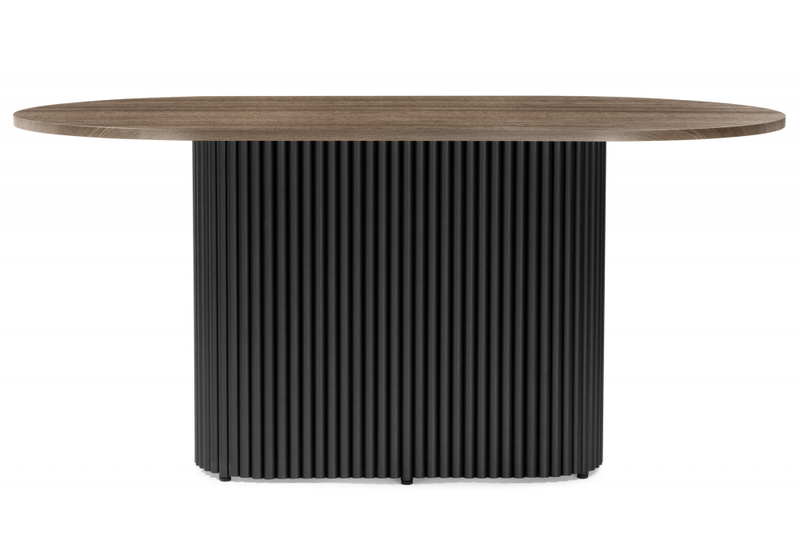 Стол деревянный, Барон О 160 х 90 дуб кантри / черный