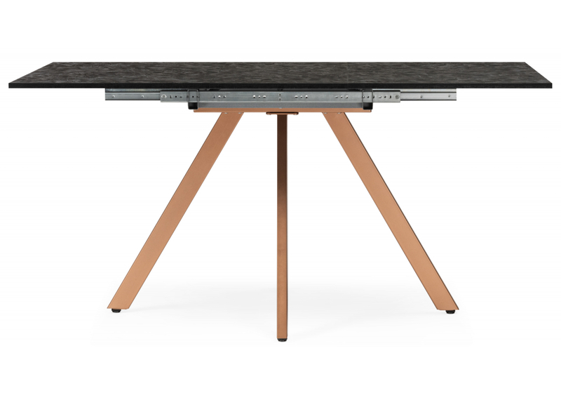 Стол деревянный, Райн 116(160)x77 раздвижной малави / медь