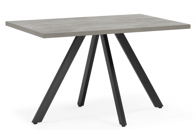 Стол деревянный, Райн 32 116(160)x77 раздвижной цемент / черный