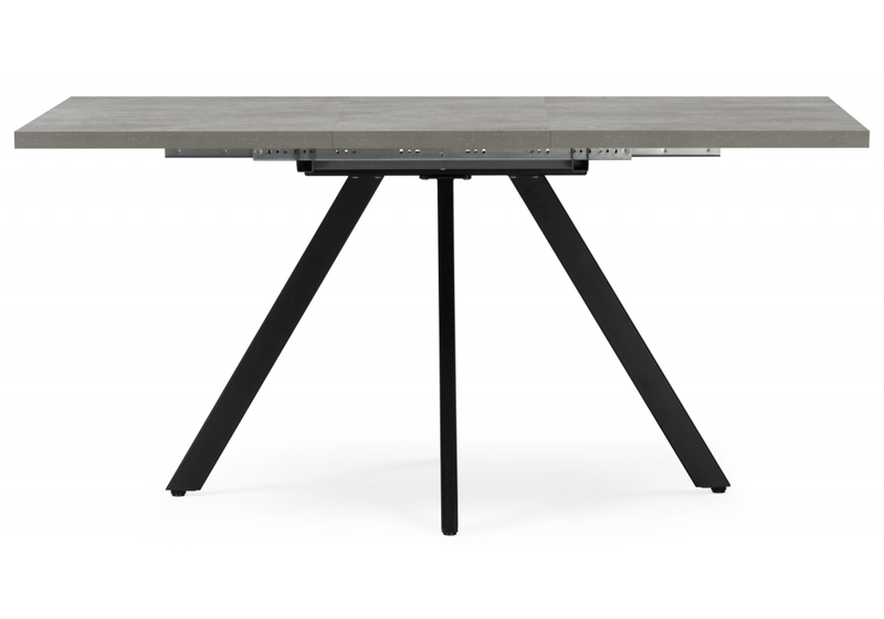 Стол деревянный, Райн 32 116(160)x77 раздвижной цемент / черный