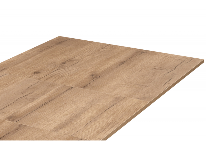 Стол деревянный, Райн 116(160)x77 раздвижной дуб табачный / черный