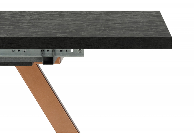 Стол деревянный, Райн 32 116(160)x77 раздвижной малави / медь