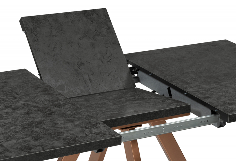 Стол деревянный, Райн 32 116(160)x77 раздвижной малави / медь