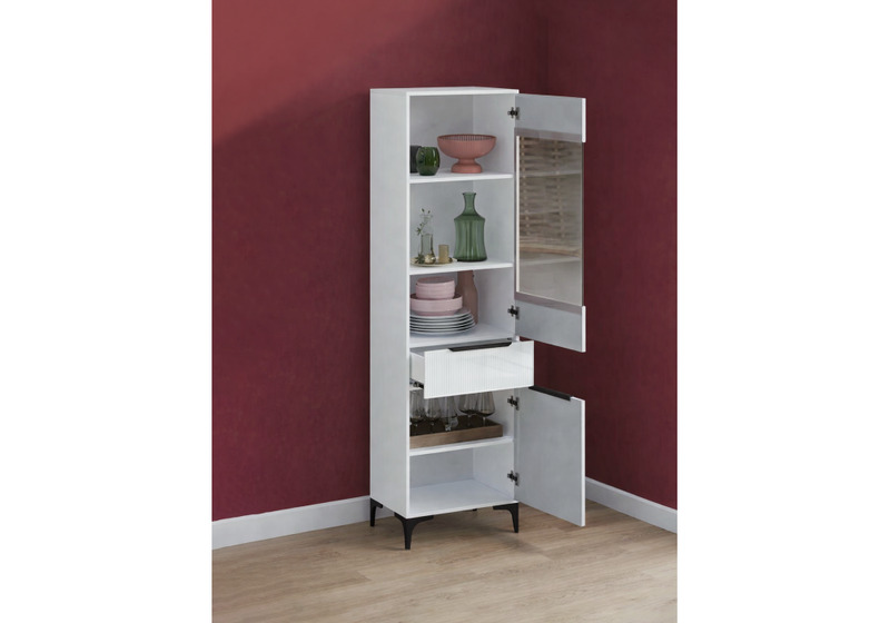 Готовая гостиная, Иадама белый / белый глянец комплектация 4