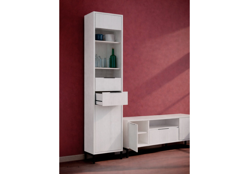 Готовая гостиная, Иадама белый / белый глянец комплектация 4