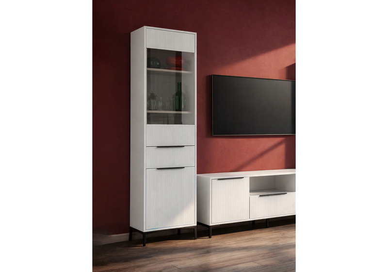 Готовая гостиная, Иадама белый / белый глянец комплектация 4