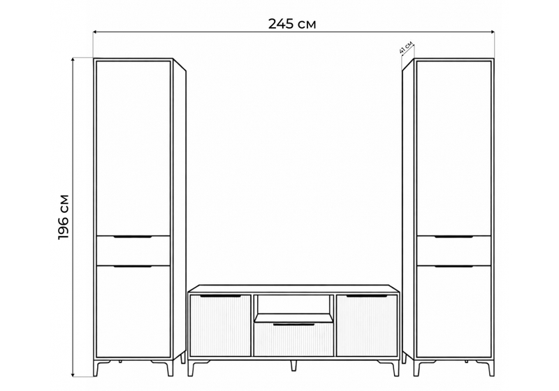 Готовая гостиная, Иадама кашемир / кашемир комплектация 8