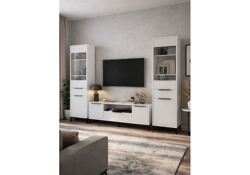 Готовая гостиная, Иадама белый / белый глянец комплектация 7