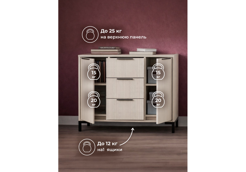 Готовая гостиная, Иадама кашемир / кашемир комплектация 3