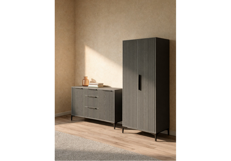 Готовая гостиная, Иадама графит / графит софт комплектация 3