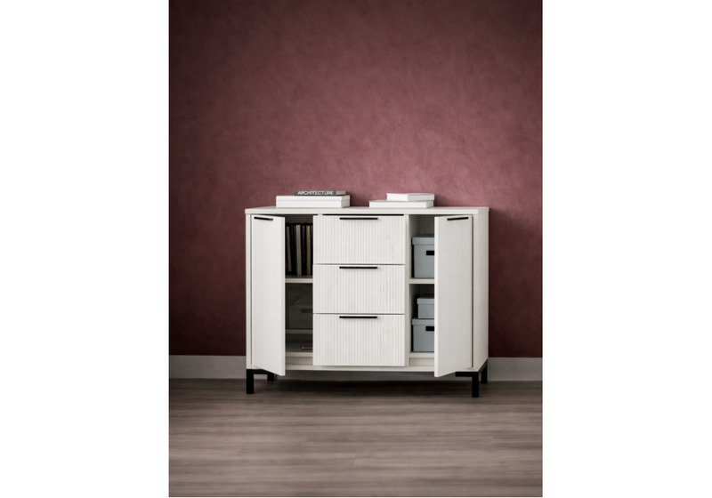 Готовая гостиная, Иадама белый / белый глянец комплектация 3