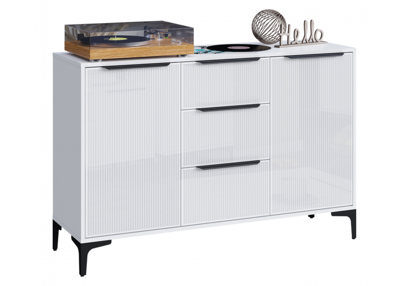 Готовая гостиная, Иадама белый / белый глянец комплектация 3