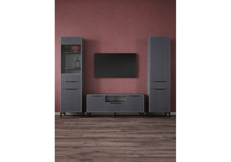 Готовая гостиная, Иадама графит / графит софт комплектация 5