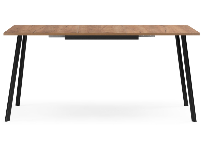 Стол деревянный, Кортни 117 (157) x 77 дуб крафт золотой / черный матовый