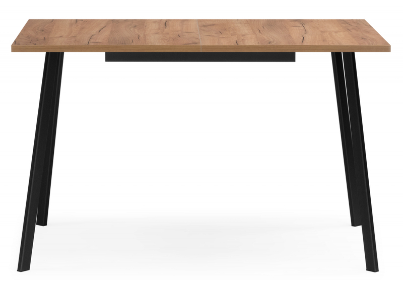 Стол деревянный, Кортни 117 (157) x 77 дуб крафт золотой / черный матовый