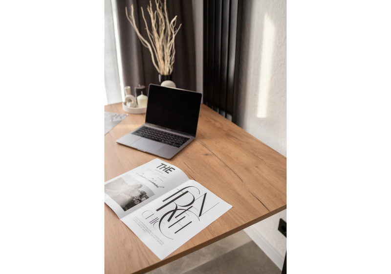 Стол деревянный, Лиман 117 х 77 дуб крафт золотой / черный матовый